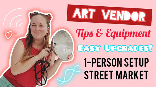 Art Display Tips for Market Vending Video Tutorial