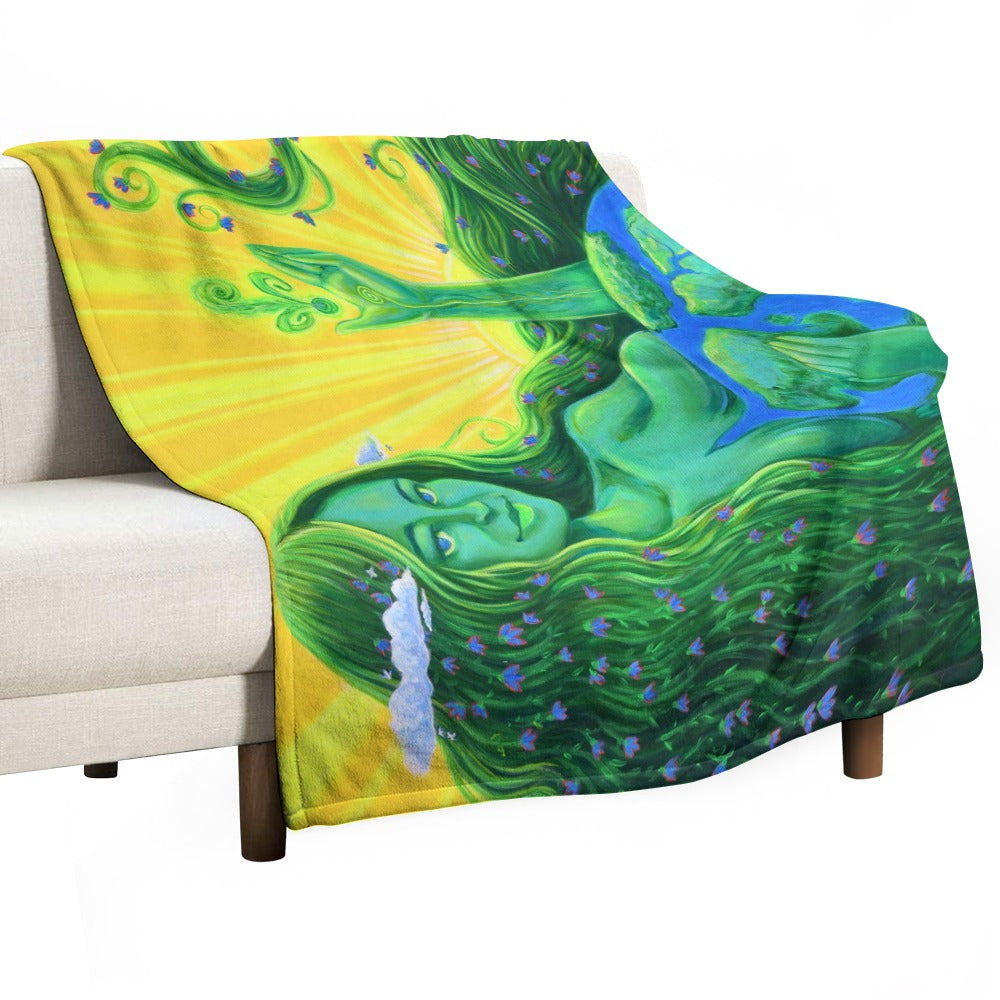 Mama Gaia - Ultra-Soft Flannel Blanket