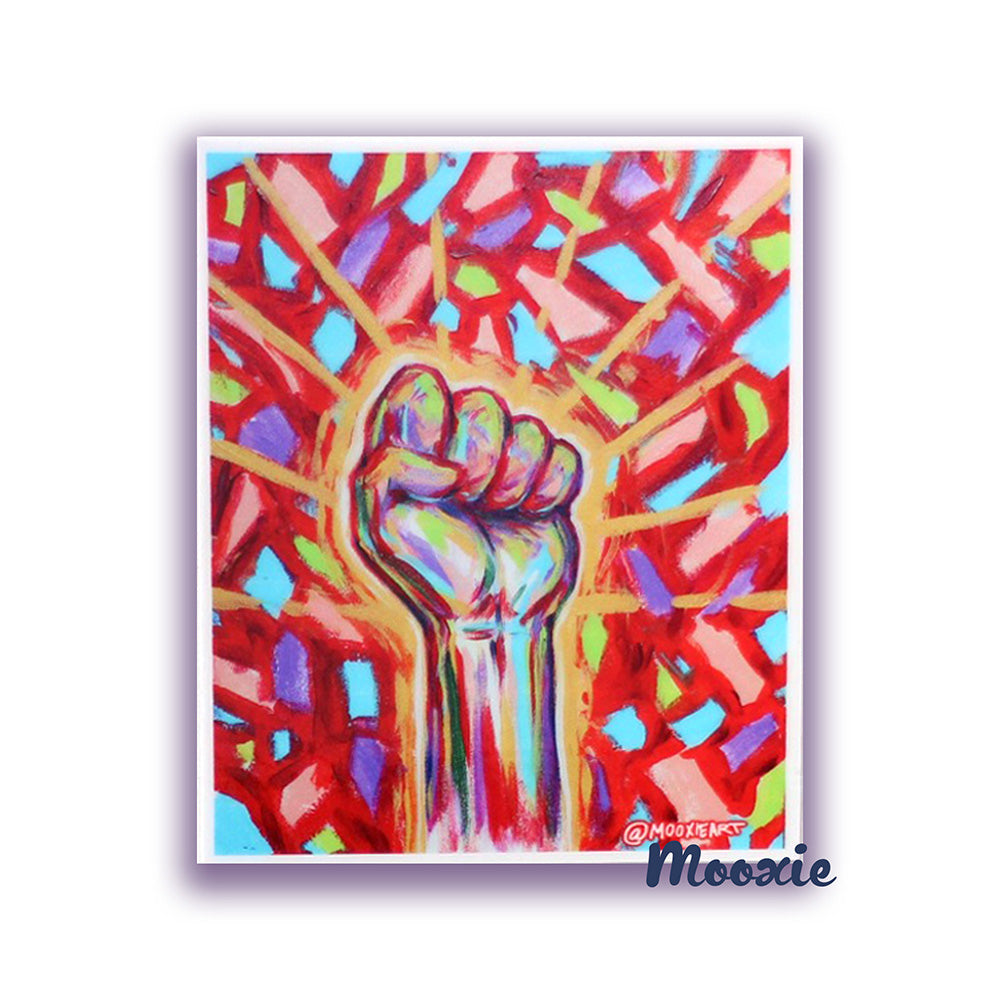 Breakthrough Vinyl Sticker | Breakthrough Sticker | MooxieArt