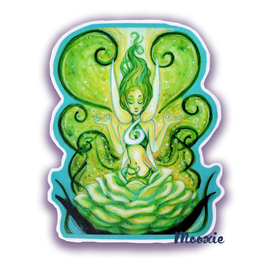 Flower Fae Vinyl Sticker | Flower Fae Sticker | MooxieArt