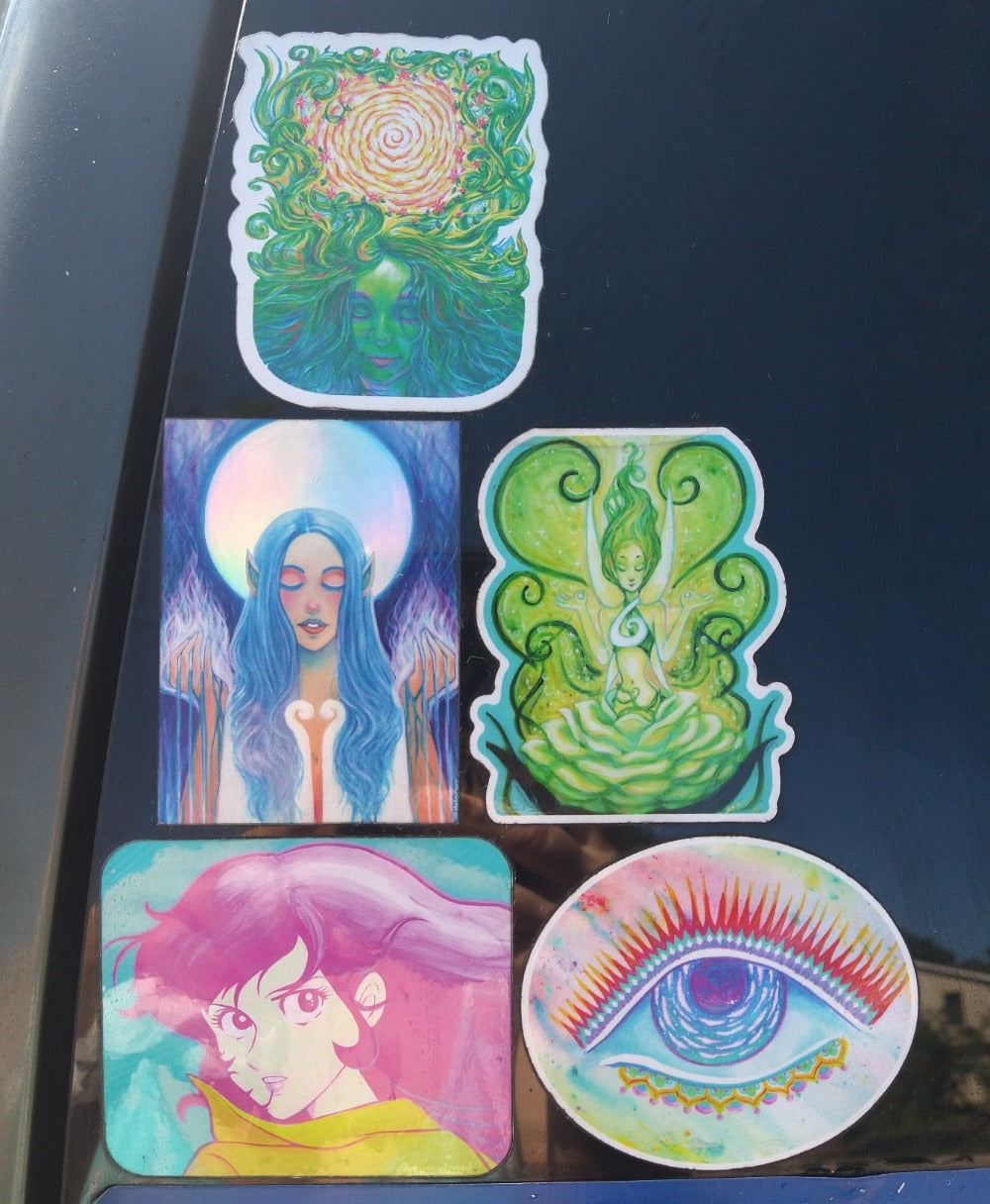 Fujiko Vinyl Sticker | Fujiko Sticker | MooxieArt