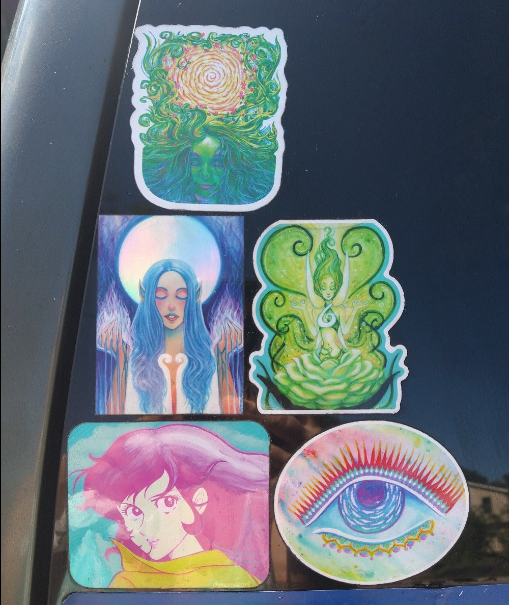 Galactic Eye Sticker
