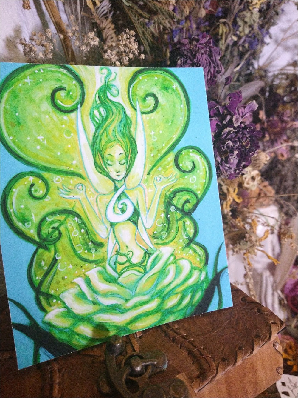 Green Fairy Giclée Art | Sassy Fairy Art Print | MooxieArt