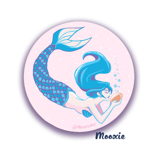 Mermaid  Sticker (Blue)