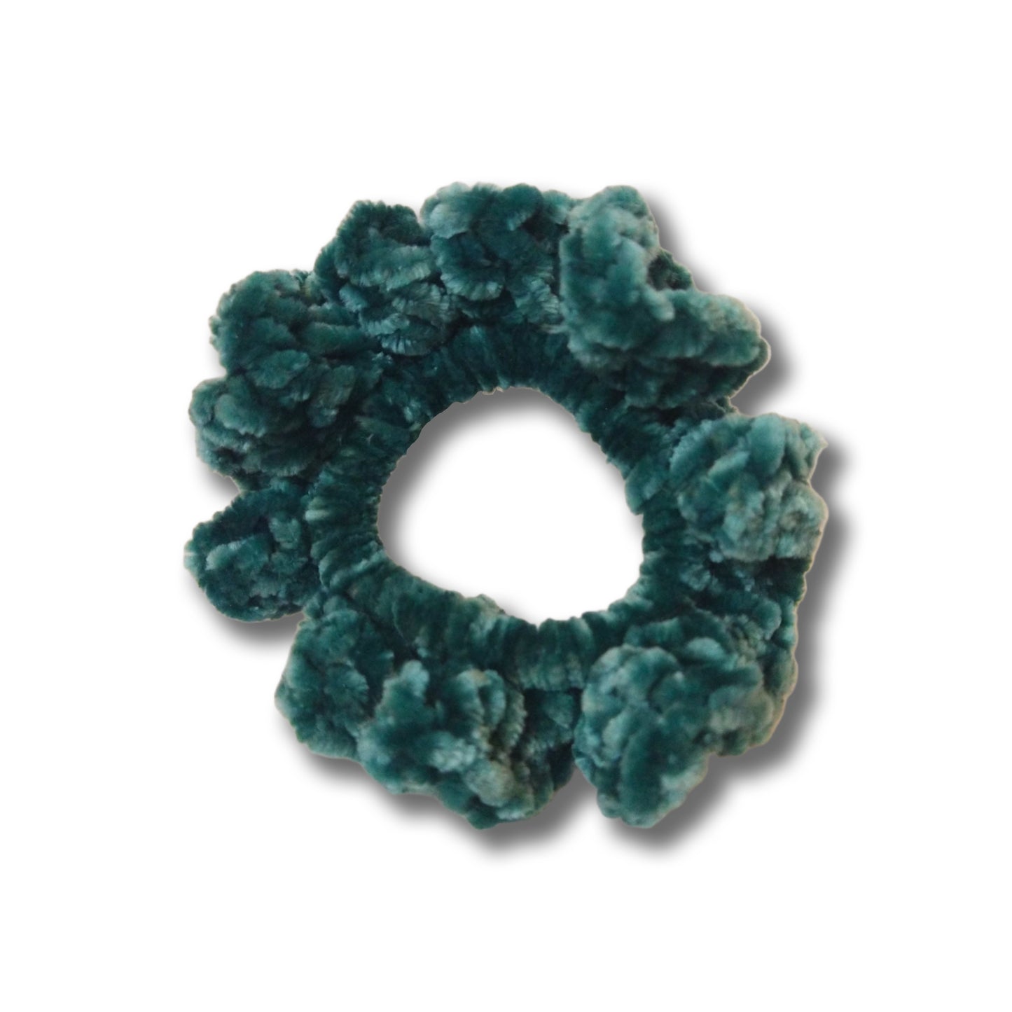 Velvet Crochet Scrunchies