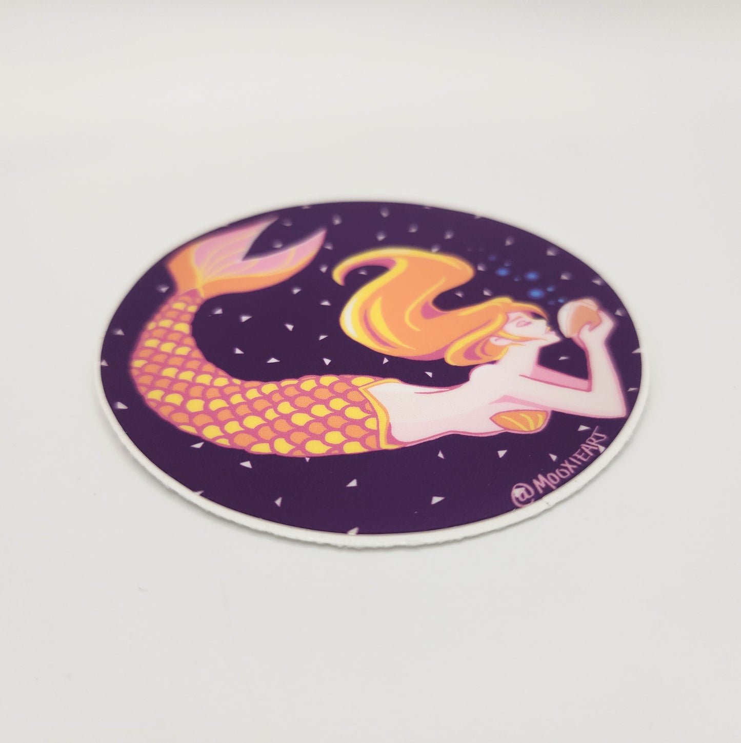 Mermaid Sticker (Orange)