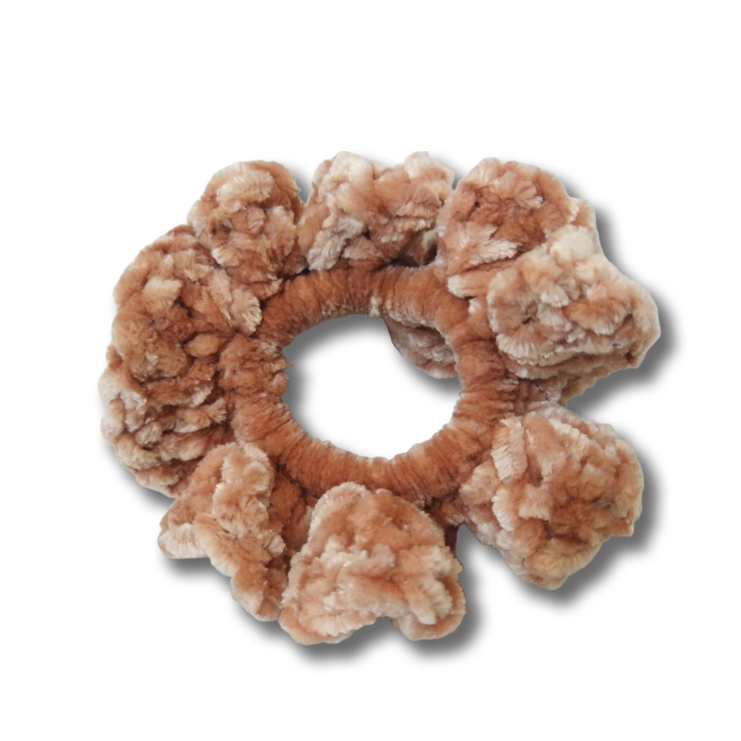 Velvet Crochet Scrunchies