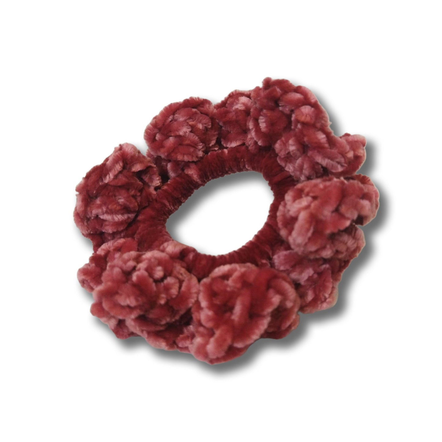 Velvet Crochet Scrunchies