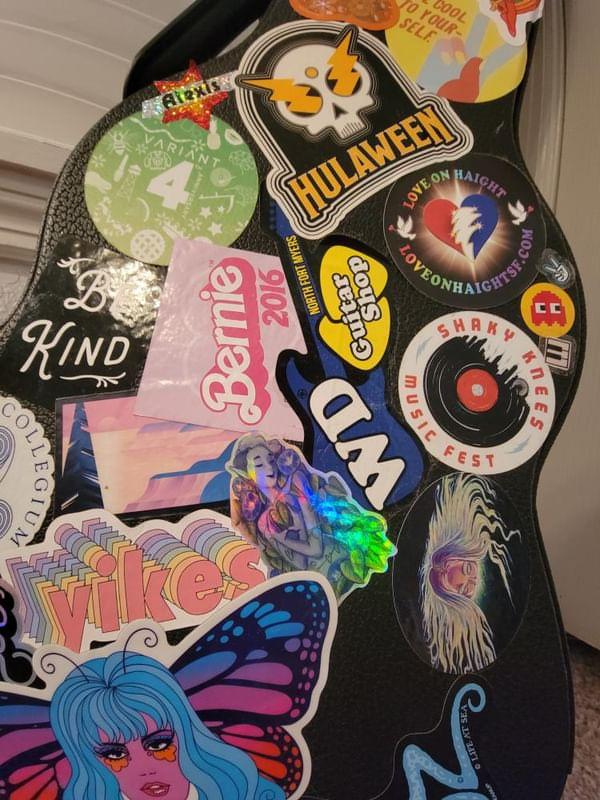 Morning Glory Holographic Sticker