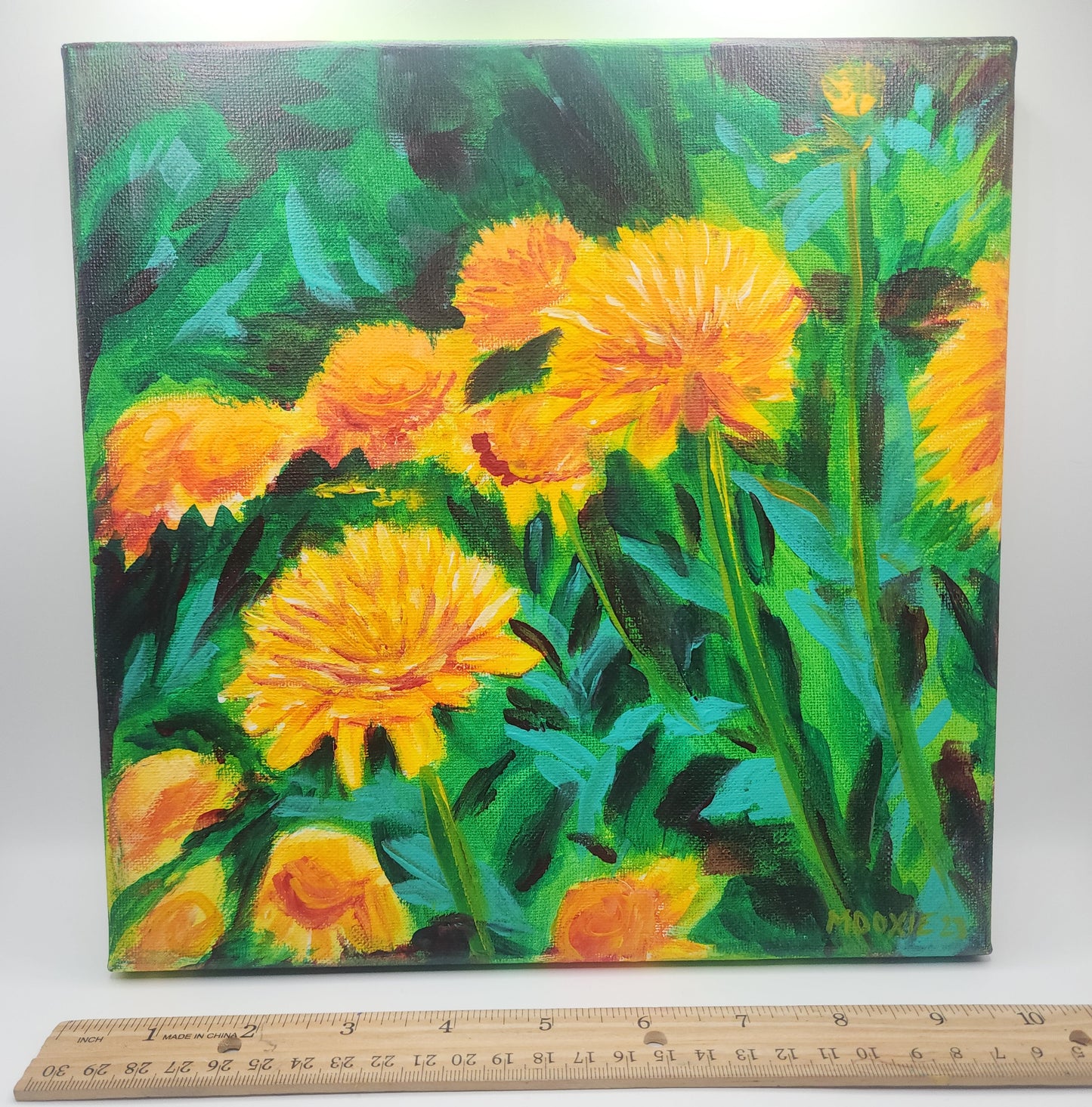 Heliopsis - Original Acrylic Painting