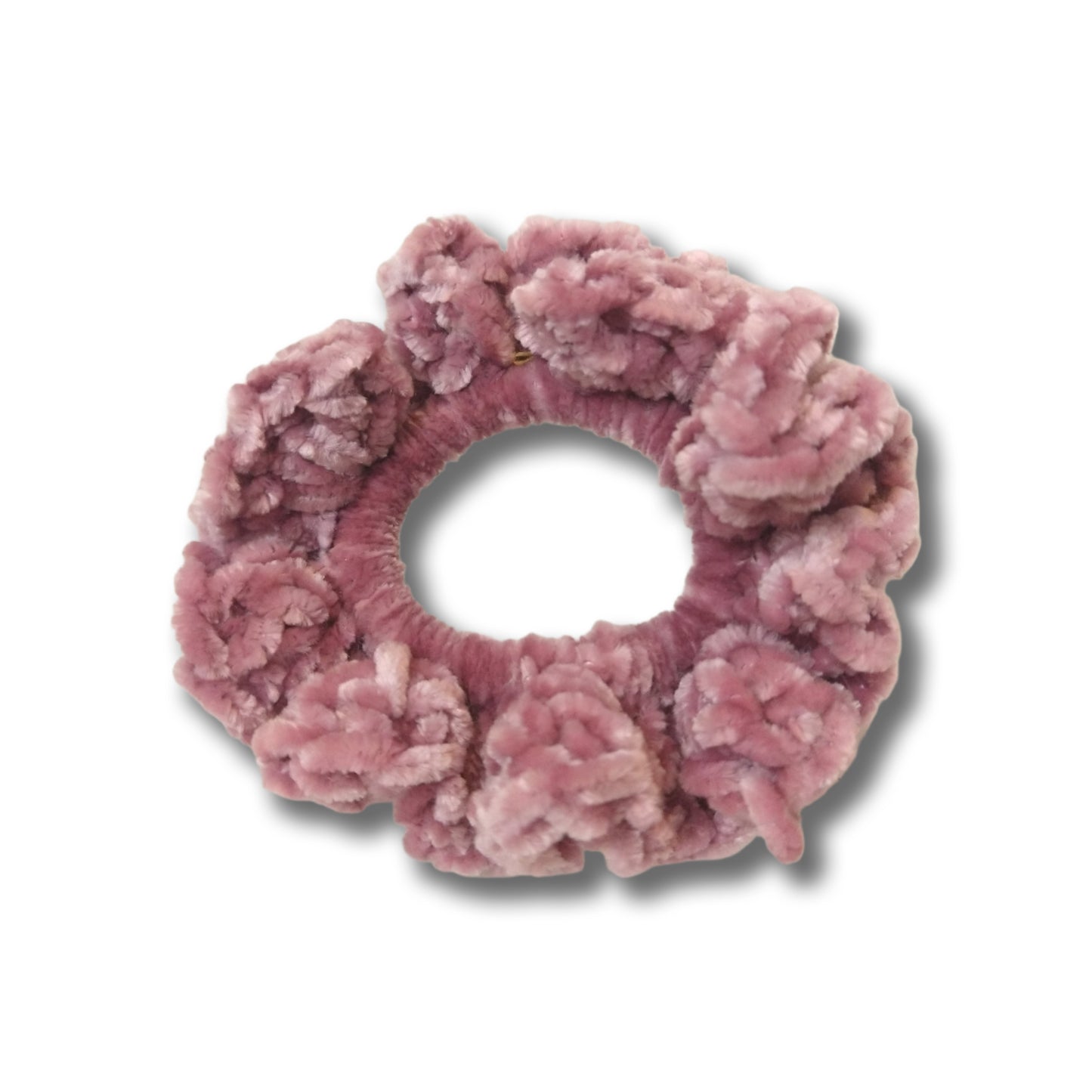 Velvet Crochet Scrunchies