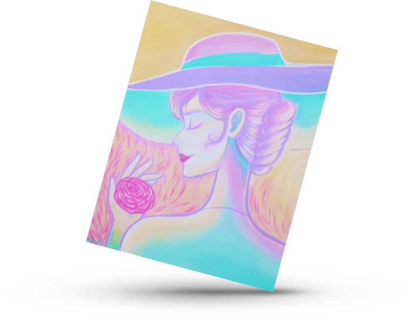 Elegant Lady - Giclée Art Print