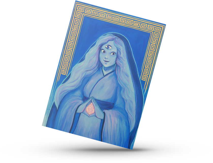 Indigo Girl - Giclée Art Print