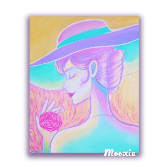 Elegant Lady Giclée Art Print | Elegant Lady Art Print | MooxieArt