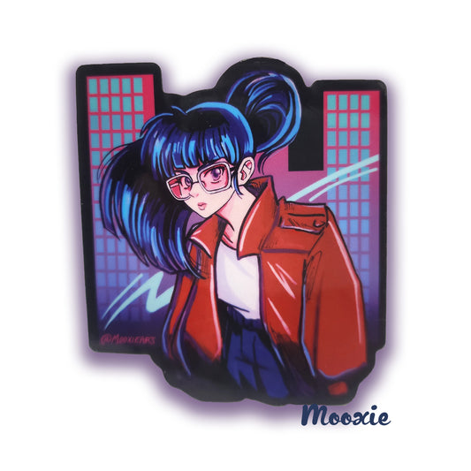 City Pop Retro Sticker