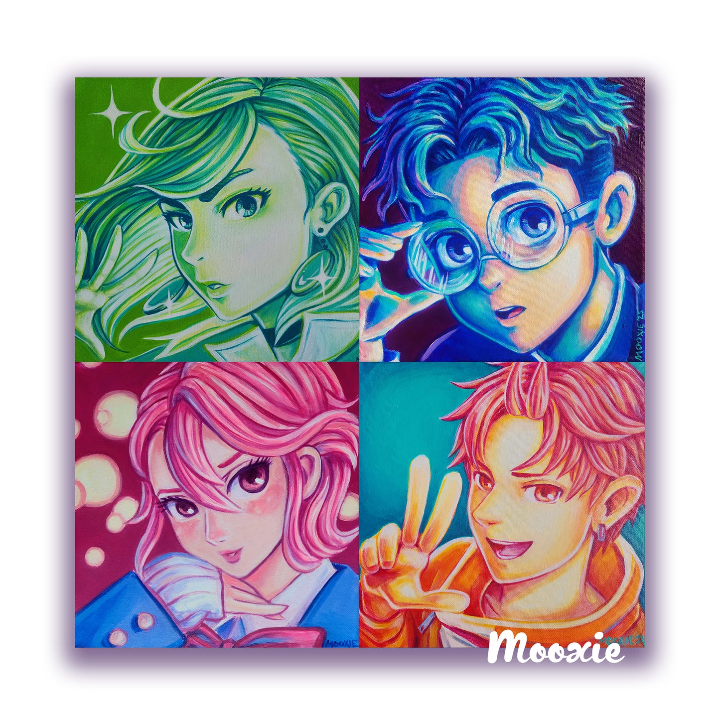 DanDaDan 4 Panel - Giclée Art Print