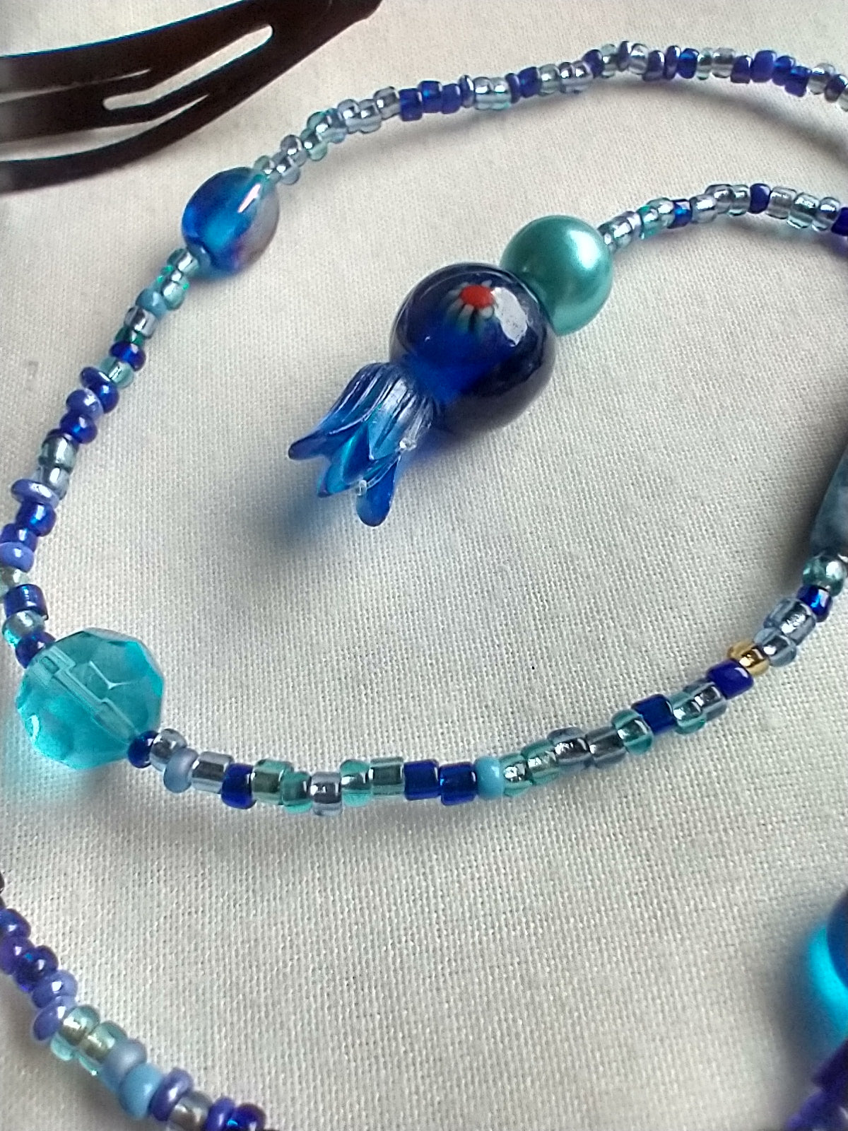 Blue Spirit Hair Clip
