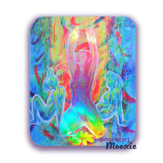 Light Activation Holographic Sticker