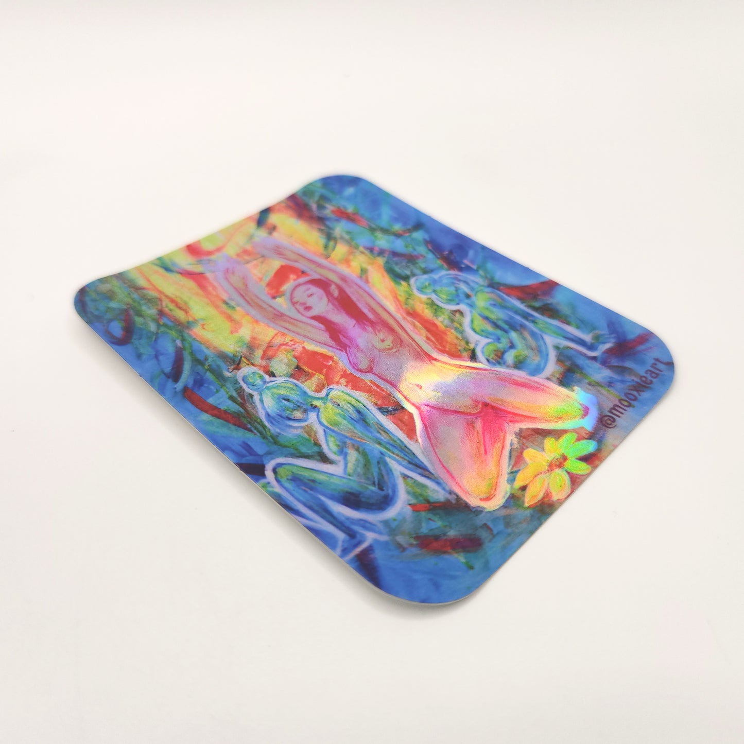 Light Activation Holographic Sticker