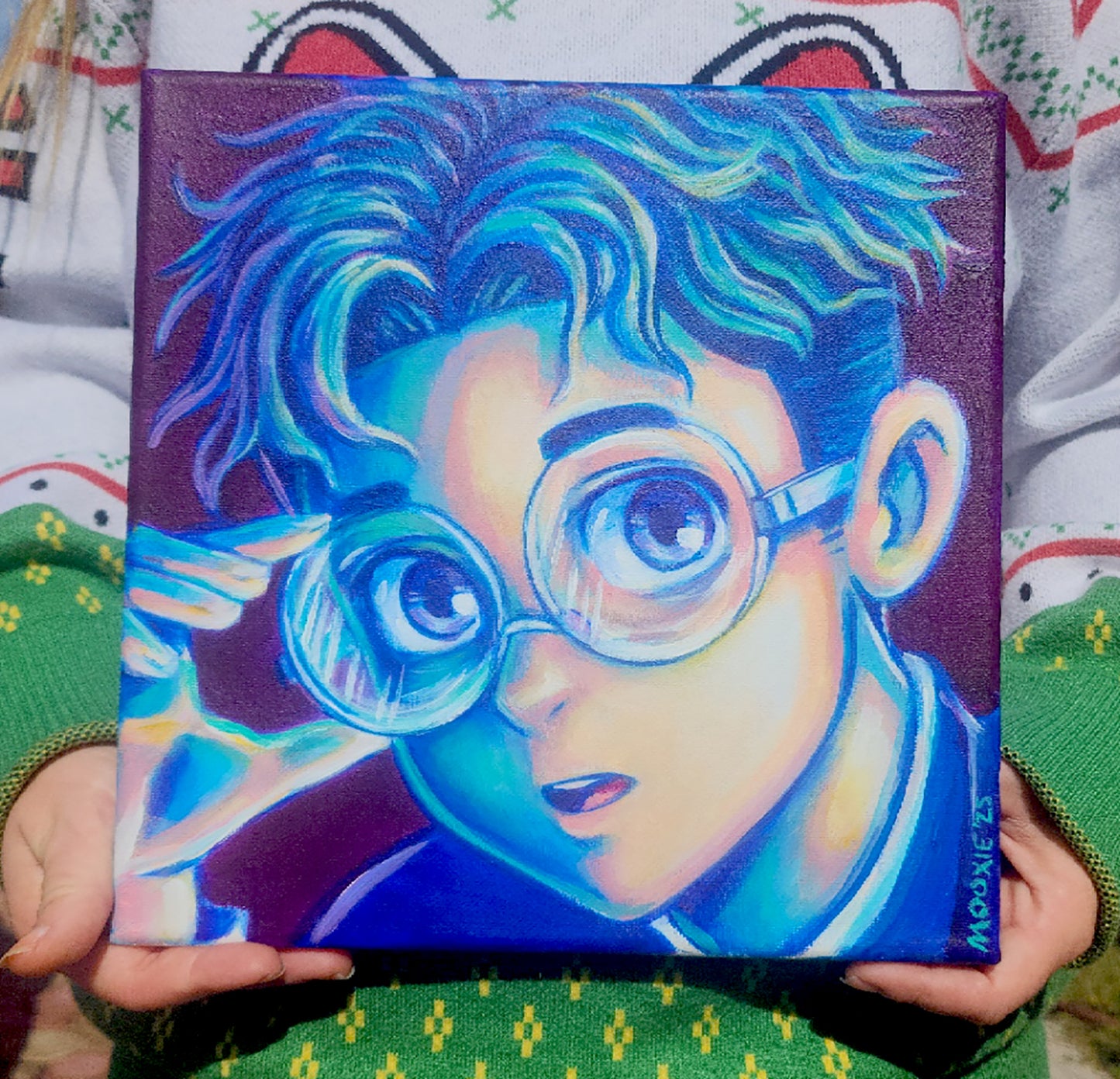 Okarun's Gloom - Original Acrylic Painting