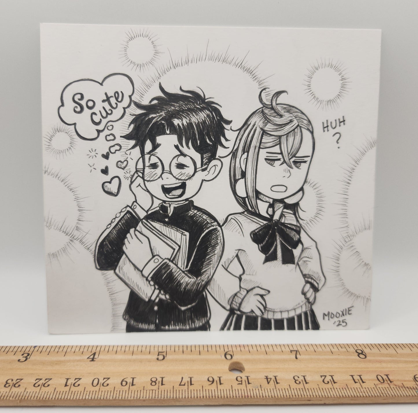 So Cute/DanDaDan Fanart - Ink Illustration