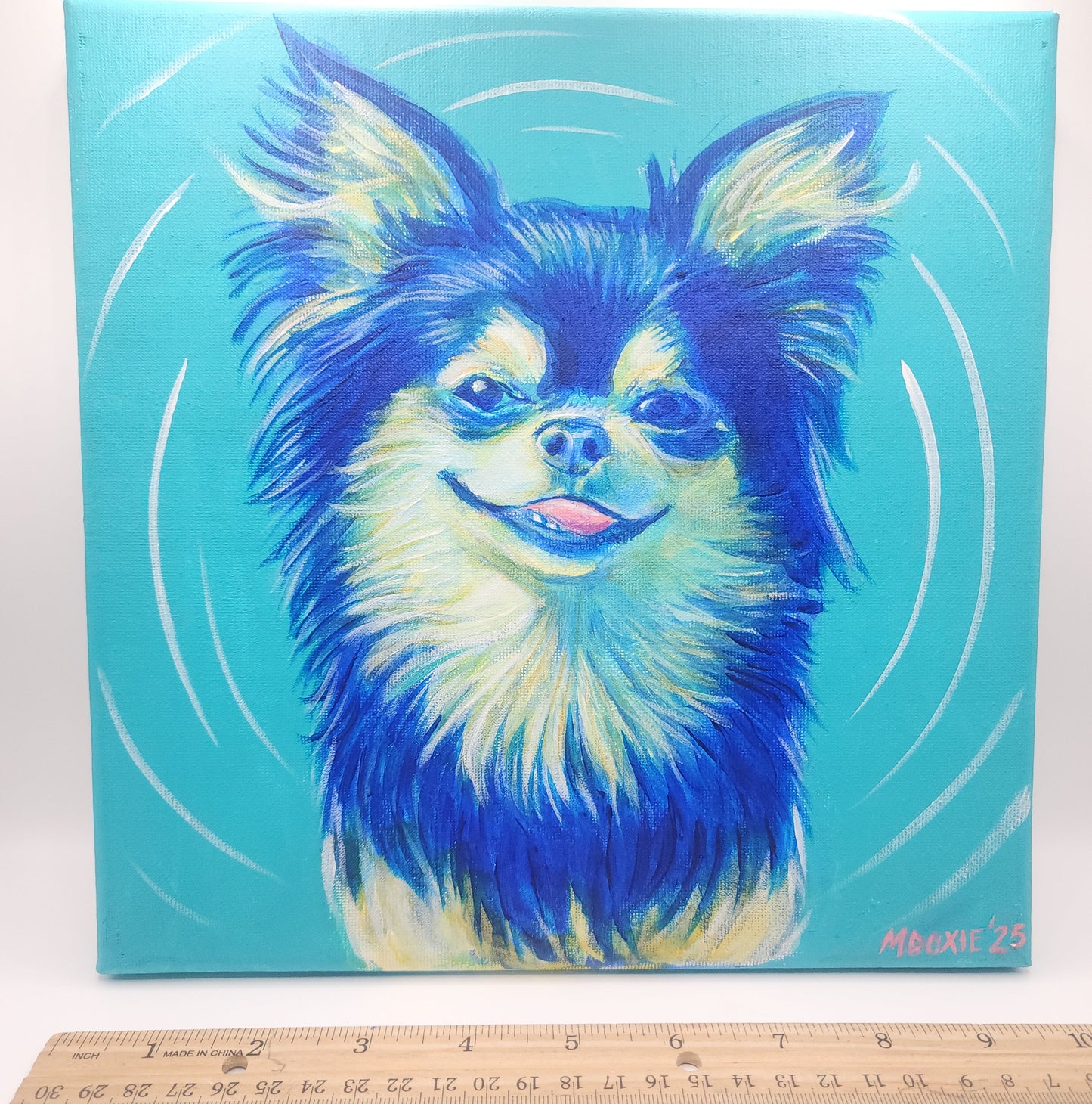 Cheerful Chihuahua - Original Acrylic Painting