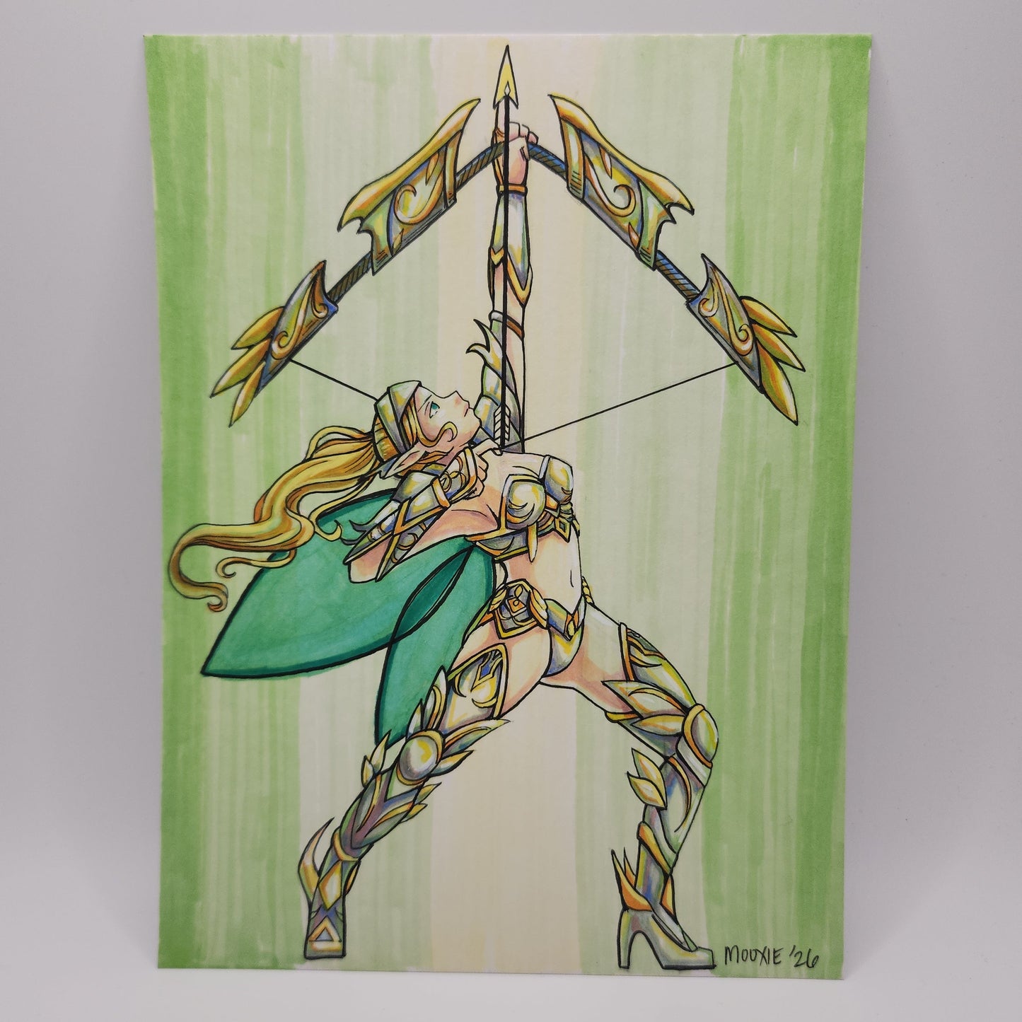 Elf Paladin Fanart - Color Illustration