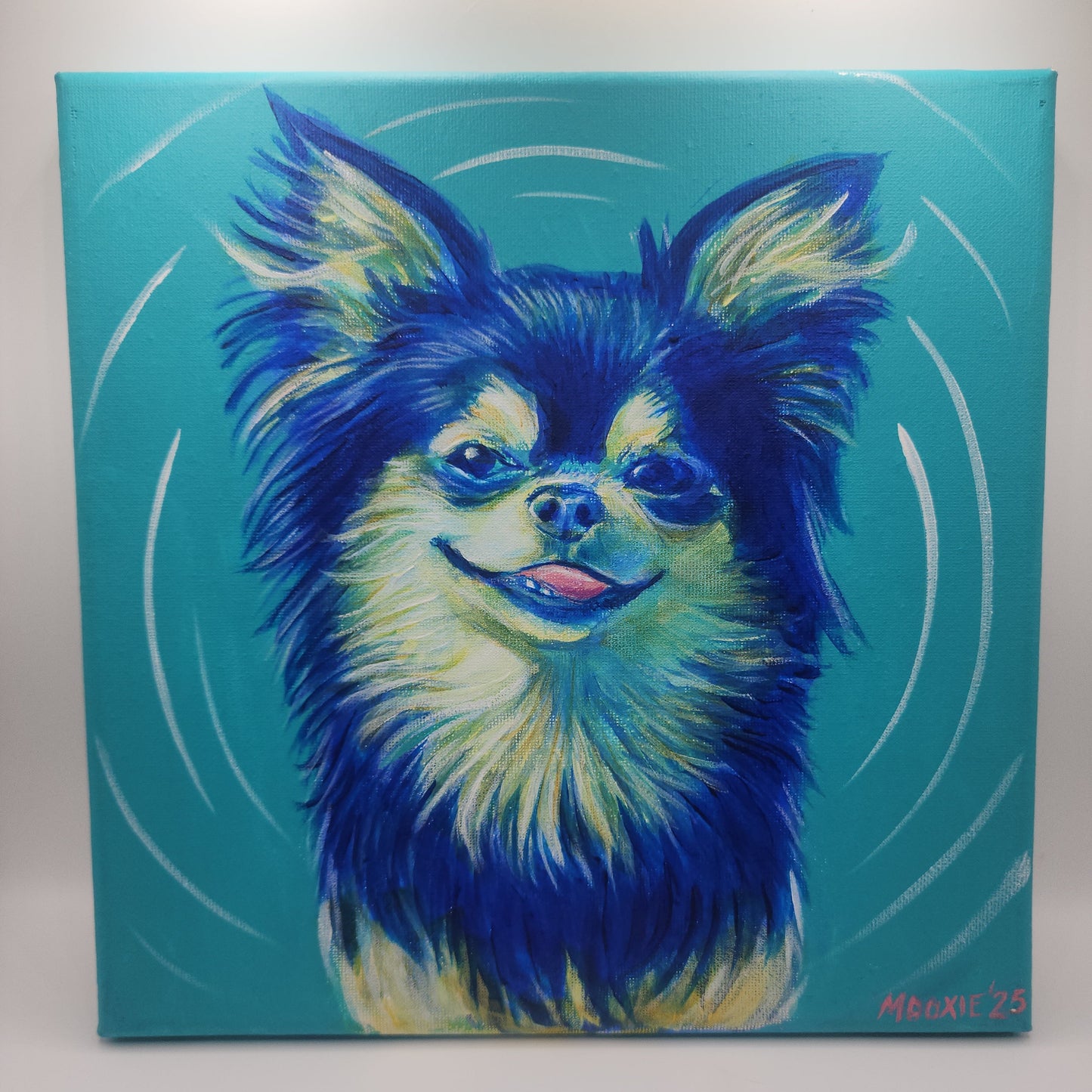 Cheerful Chihuahua - Original Acrylic Painting