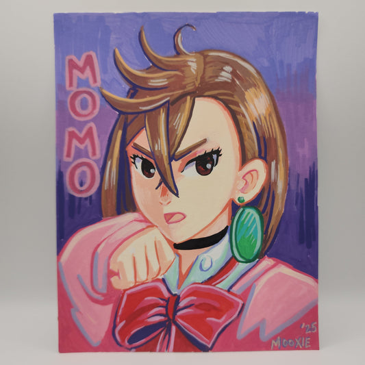 Momo/DanDaDan Fanart - Color Illustration