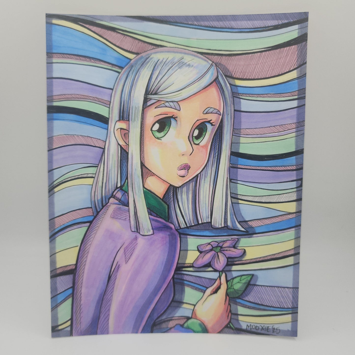 Flower Girl - Color Illustration