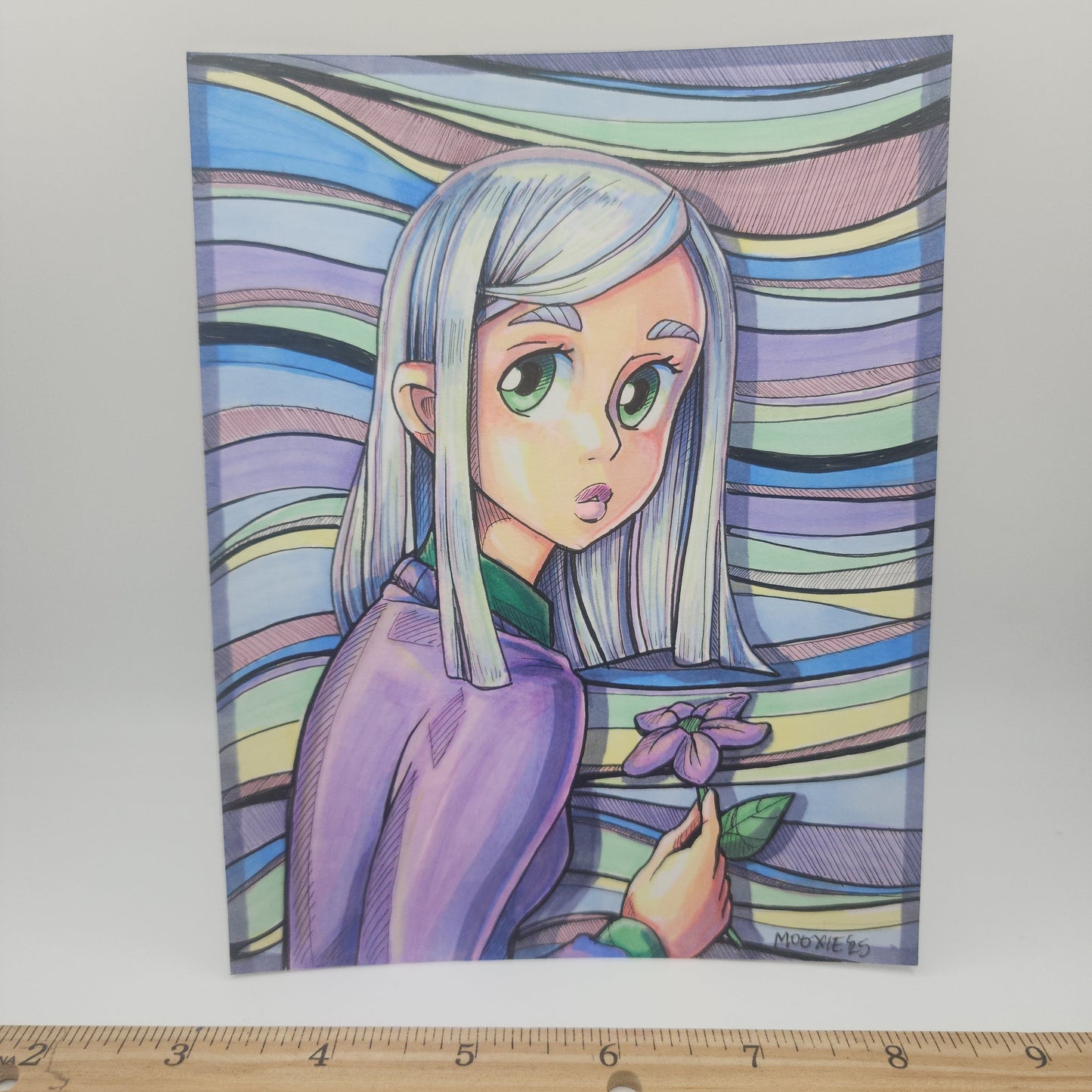 Flower Girl - Color Illustration