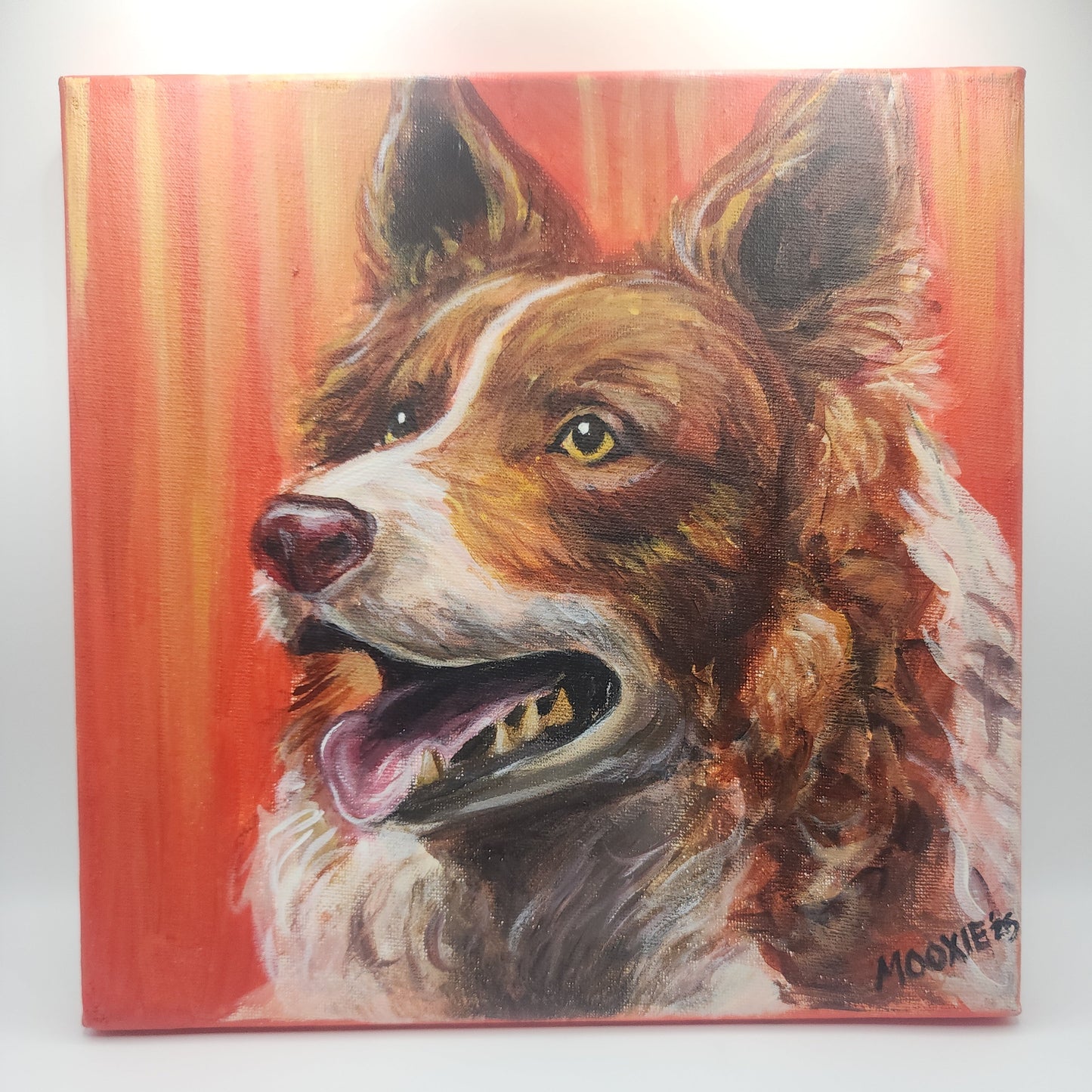 Australian Shepherd - Original Acrylic Painting