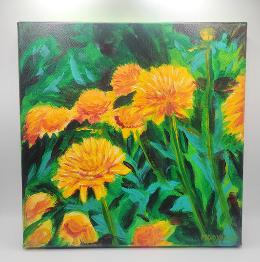Heliopsis - Original Acrylic Painting