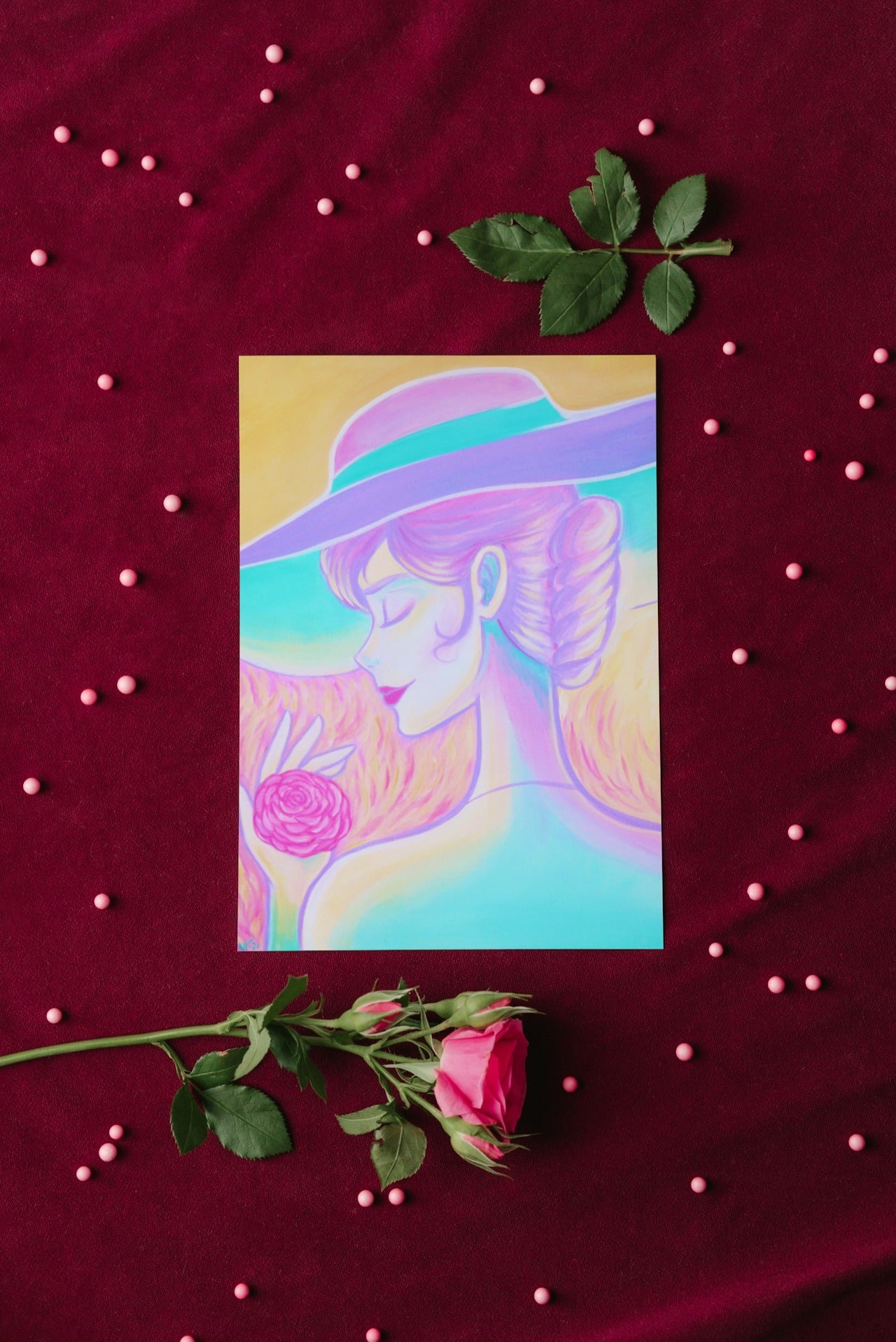 Elegant Lady Giclée Art Print | Elegant Lady Art Print | MooxieArt