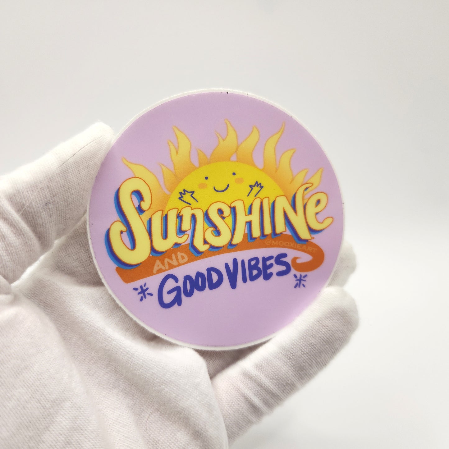 Sunshine + Good Vibes Sticker