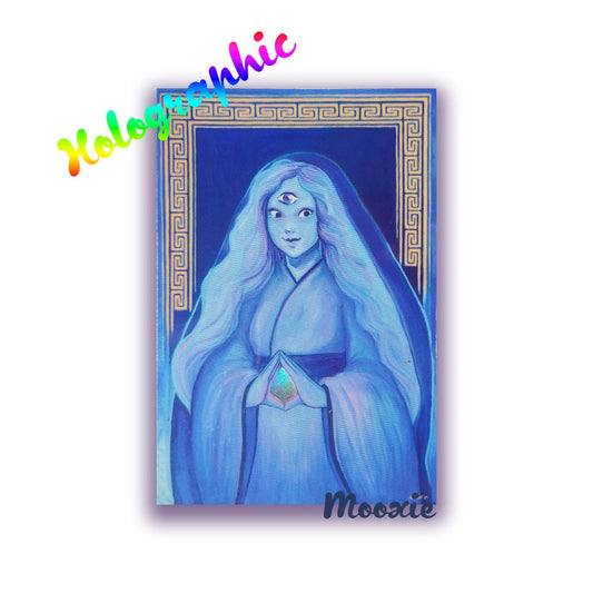Indigo Girl Holographic Sticker