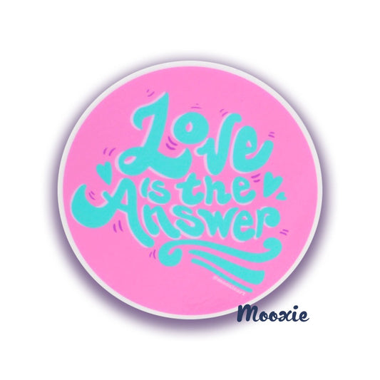 Love is the Answer Sticker